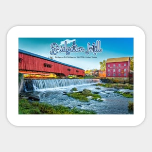 Bridgeton Mill and Covered Bridge Sticker